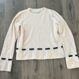 100% cashmere cream sweater